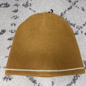 NEW TIMBERLAND Waffle Knit Mustard Yellow Winter Hat